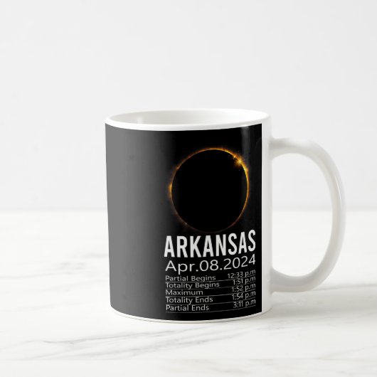 Gesamtes Solar-Eclipse-Programm 8. April 2024 Arka Kaffeetasse (Rechts)
