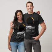 Gesamtes Solar-Eclipse-Programm 8. April 2024 Arka T-Shirt (Unisex)
