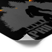 Gesamtes Solar Eclipse Sasquatch Artwork - Big Foo Poster (Ecke)