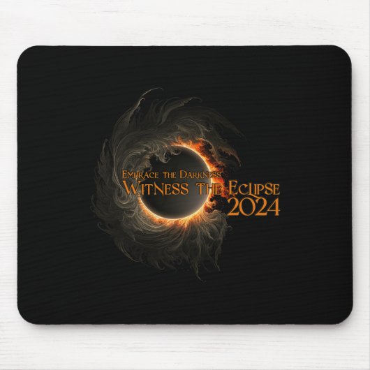 Gesamtes Solar-Eclipse-Shirt 8. April verkörpert D Mousepad (Vorne)