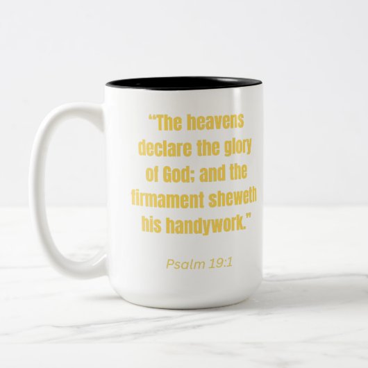 Gesamtes solares Eclipse - Der Niedergang des Himm Zweifarbige Tasse (Links)