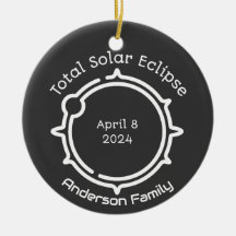 Gesamtes Solargeschenk Eclipse 2024 Moderner Minim
