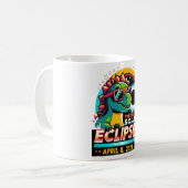 Gesamtes Solarglas 2024 T-Rex Solarglas Kaffeetasse (Vorderseite Links)