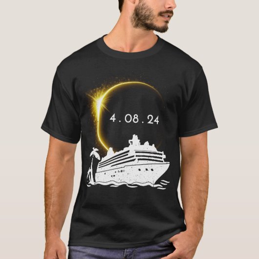 Gesamtes Solarschiff 2024 Kreuzfahrtschiff T-Shirt (Vorderseite)