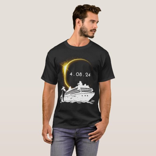 Gesamtes Solarschiff 2024 Kreuzfahrtschiff T-Shirt (Vorne ganz)