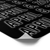 Gesamtes Solarwachstum 8. April 2024 Gesamtwert 1 Poster (Ecke)