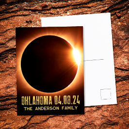 Gesamtes Solarzellen-Oklahoma 2024 Personalisiert Postkarte