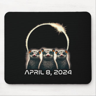 Gesamtes Solarzellen-Shirt 2024 Opossum im Astrono Mousepad