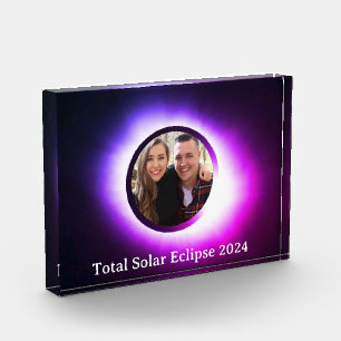 Gesamtes Sonnenfinsternis 2024 personalisieren Fot Fotoblock
