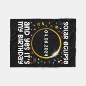 Gesamtes Sonnenlicht und Ja. 39; 39; meine Geburt Fleecedecke (Vorderseite (Horizontal))