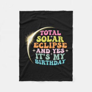 Gesamtes Sonnenlicht und Ja, es#39;s mein Geburtst Fleecedecke