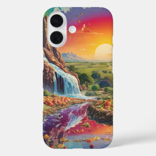 Gesamtfarbenspektrum-Landschaft iPhone 16 Hülle