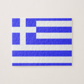 Gesamtflagge Griechenlands Puzzle (Horizontal)
