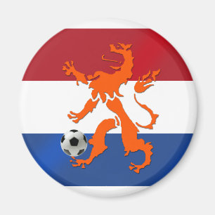 Gesamtfußball-Fußball Oranje Holländerlöwe Magnet