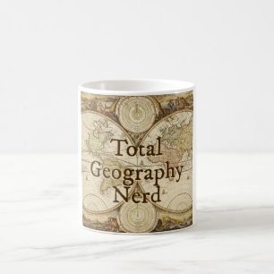Gesamtgeographie-Nerd-Tasse Kaffeetasse