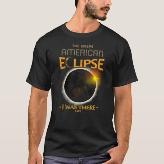 Gesamtheits-Solareklipse war ich dort GeschichtsT T-Shirt (Vorderseite)