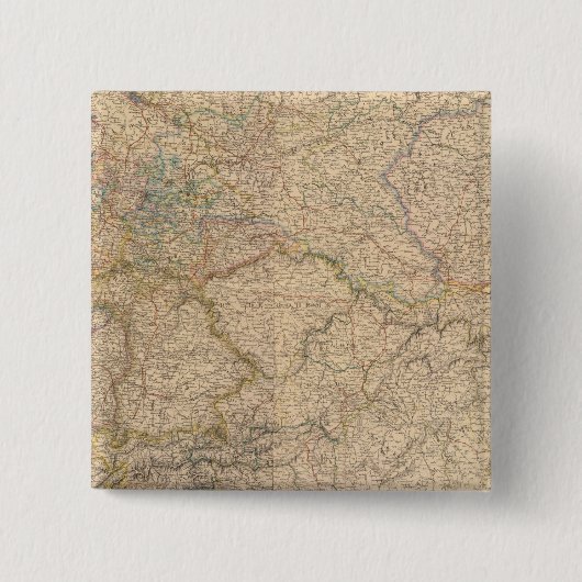 Gesamtkarte Deutschlands Button (Vorderseite)