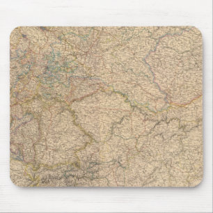 Gesamtkarte Deutschlands Mousepad