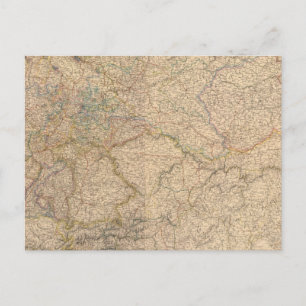 Gesamtkarte Deutschlands Postkarte