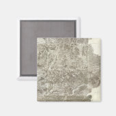 Gesamtkarte Frankreichs Magnet (Vorderseite/Rückseite)