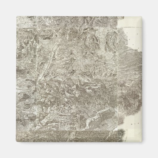 Gesamtkarte Frankreichs Magnet (Vorne)