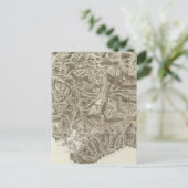 Gesamtkarte Frankreichs Postkarte (Stehend Vorderseite)