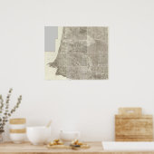 Gesamtkarte von Frankreich 3 Poster (Küche)