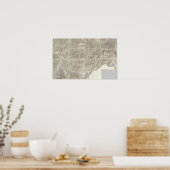 Gesamtkarte von Frankreich 7 Poster (Küche)