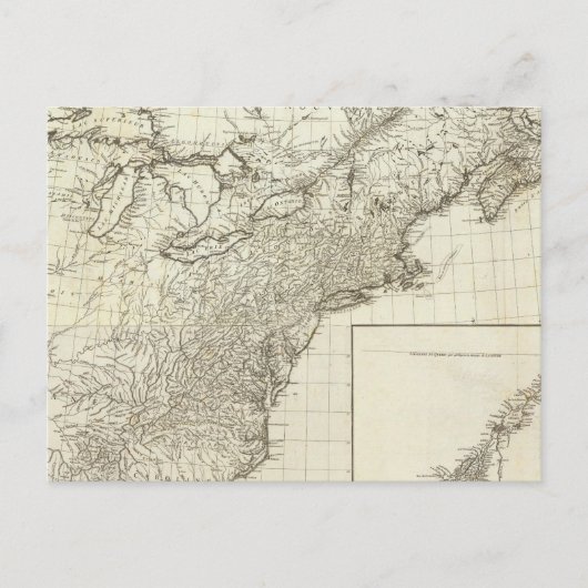 Gesamtkarte von Kanada Postkarte (Vorderseite)