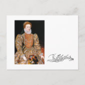 Gesamtkörperportrait von Königin Elisabeth I. von Postkarte (Vorderseite)