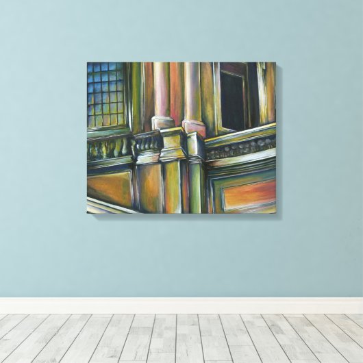 Gesamtkunst Leinwanddruck (Insitu (Holzboden))