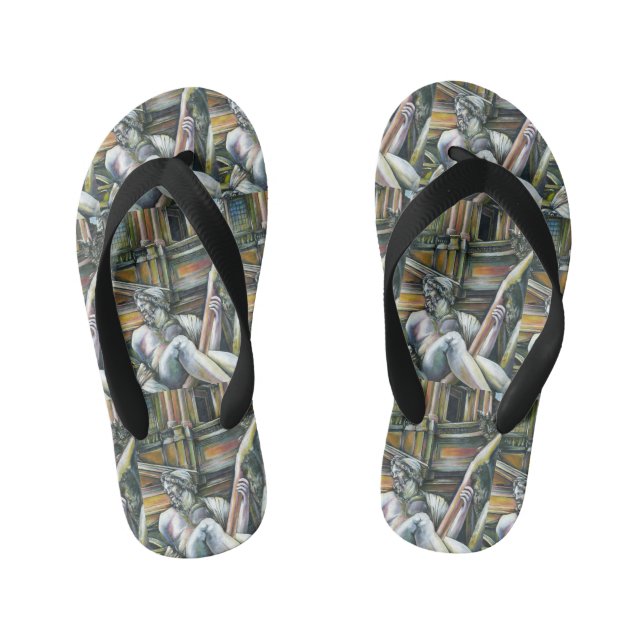 Gesamtkunstwerk Kinderbadesandalen (Fußbett)