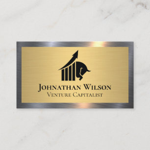 Gesamtlogo   Gold Silver Metallic Visitenkarte