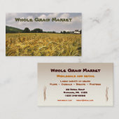 Gesamtmarkt für Getreide Visitenkarte (Vorne/Hinten)