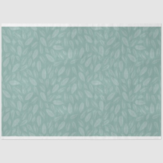 Gesamtmuster der Aqua-Blätter Seidenpapier (Vorderseite)