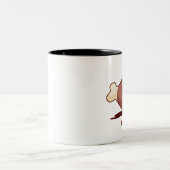 Gesamtschinken Zweifarbige Tasse (Mittel)