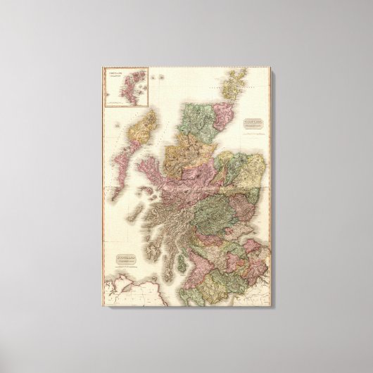 Gesamtschottland Leinwanddruck (Vorderseite)