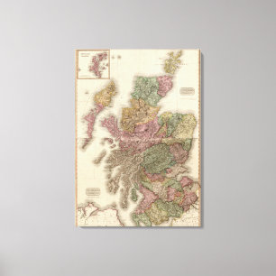 Gesamtschottland Leinwanddruck