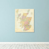 Gesamtschottland Leinwanddruck (Insitu (Holzboden))
