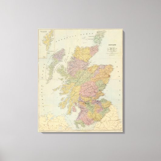 Gesamtschottland Leinwanddruck (Vorderseite)