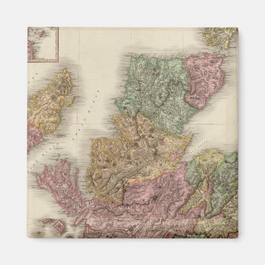 Gesamtschottland Magnet (Vorne)