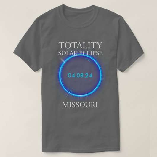 Gesamtsolarausstoß 2024 Missouri 04 T-Shirt (Design vorne)