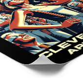 Gesamtsolare Eclipse Cleveland Poster (Ecke)