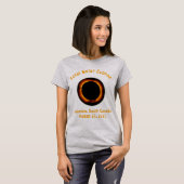 Gesamtsolare Eclipse (Cloumbia, South Carolina) T-Shirt (Vorne ganz)
