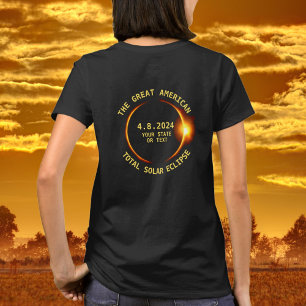 Gesamtsolareklipse 8.21.2017 USA addieren Ihren T-Shirt