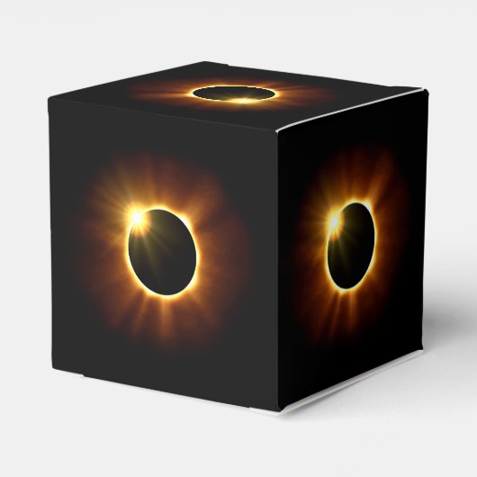 Gesamtsolares Eclipse - Geschenkboxen Geschenkschachtel (Rückseite)