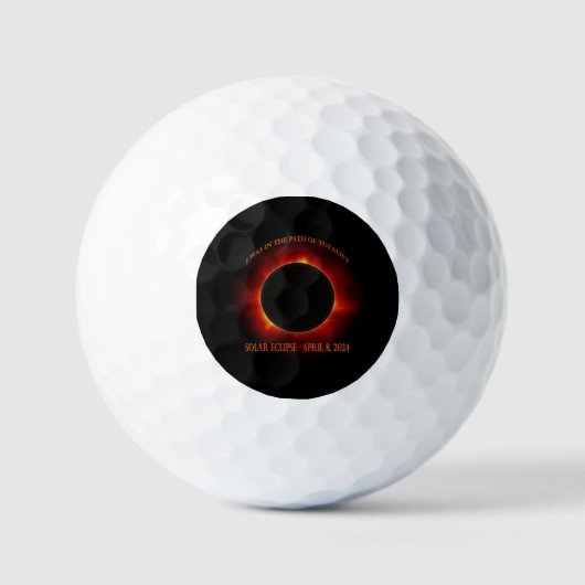Gesamtsolares Eclipse Golfball (Vorderseite)
