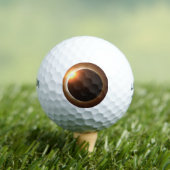 Gesamtsolares Eclipse Golfball (Insitu T-Shirt)