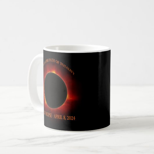 Gesamtsolares Eclipse Kaffeetasse (Vorderseite Links)