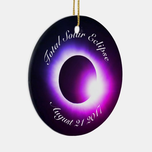 Gesamtsolares Eclipse Keramik Ornament (Rechts)